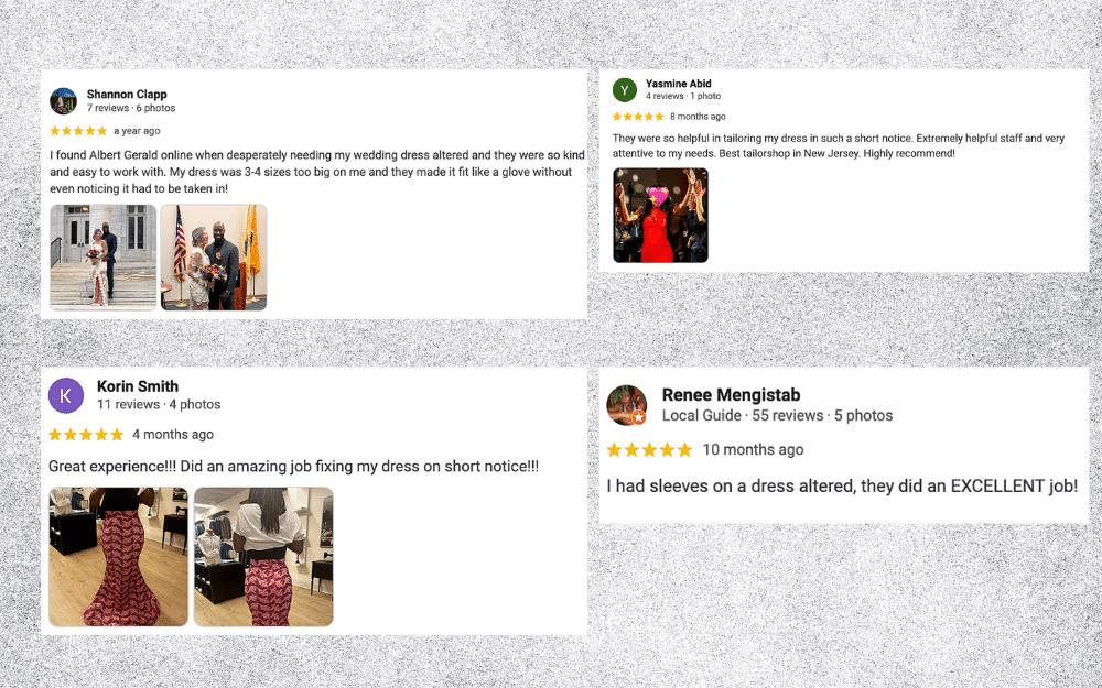 ailor a dress near me – satisfied client after expert alterations