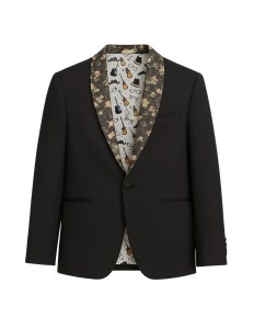 Floral Shawl Lapel Blazer