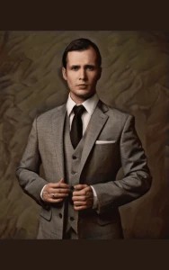 man in tailored suit
