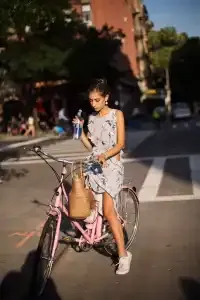 woman in streets of nyc