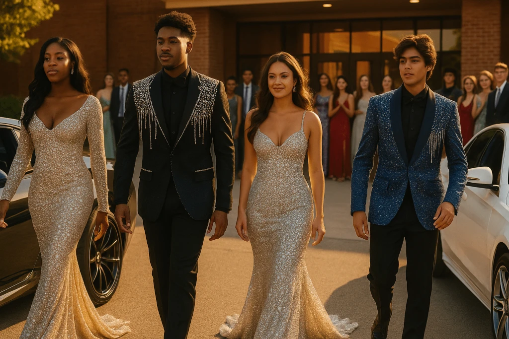 rhinestone tuxedo for prom