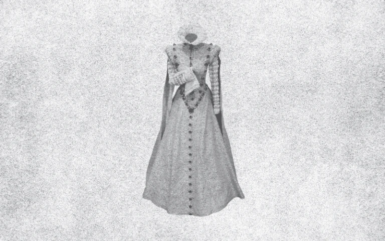 Experienced dress tailor near me adjusting a gown with timeless technique