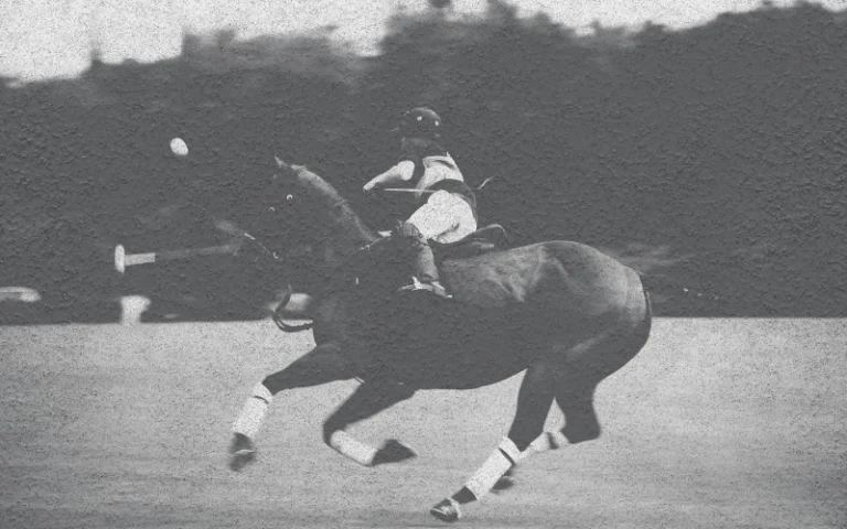 Vintage polo scene representing the heritage and craftsmanship behind our Jersey City tailoring services.