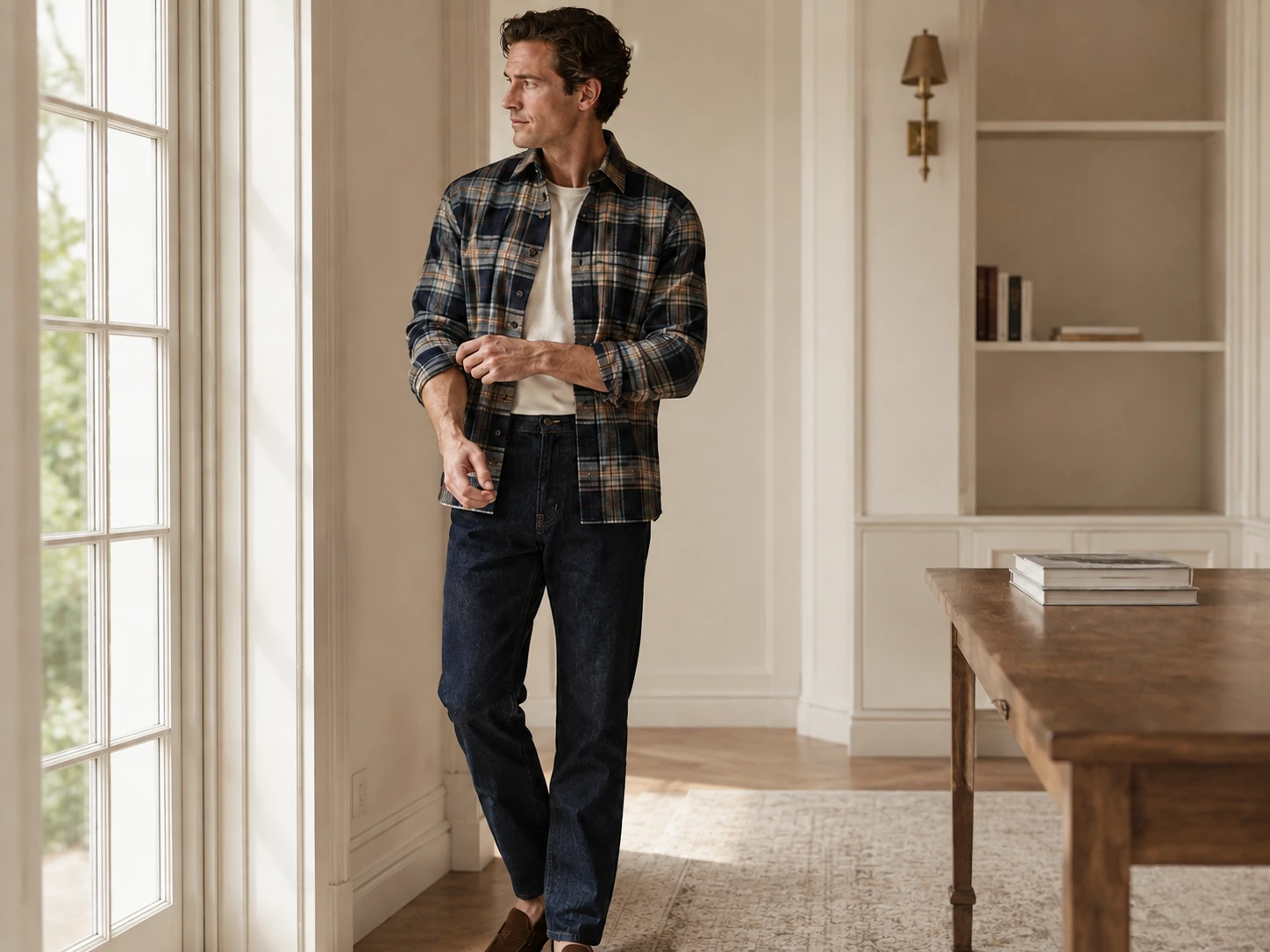 How to Wear a Flannel Shirt This Fall